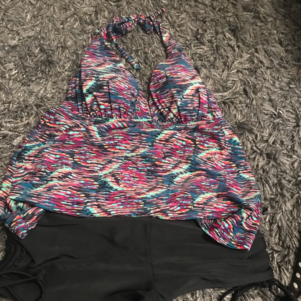 Multi Colored Tankini Top!